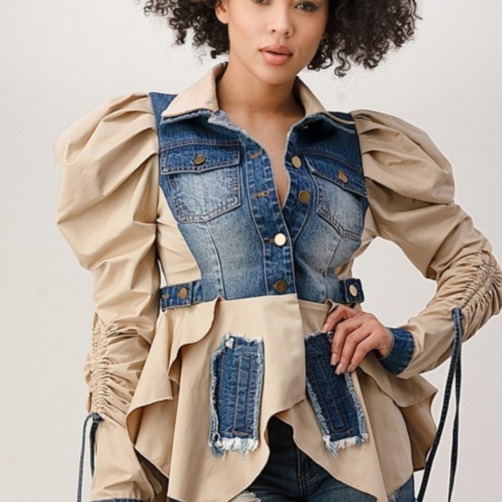 Denim/White Top RESTOCKED